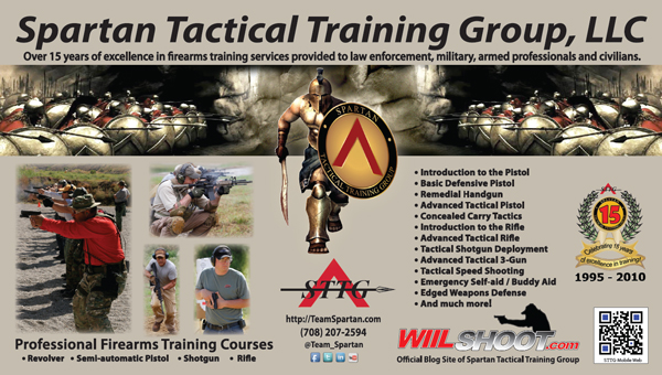 Team Spartan Tactical Training Trade Show Banner